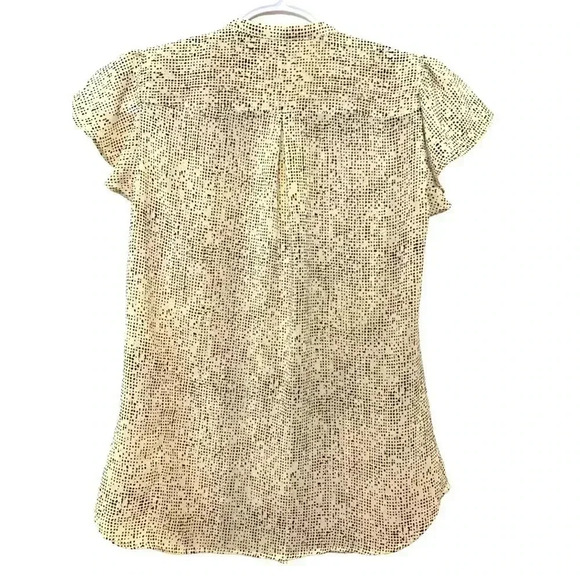 H&M SemiSheer Tunic V neck Cap  Sleeves - Picture 3 of 5